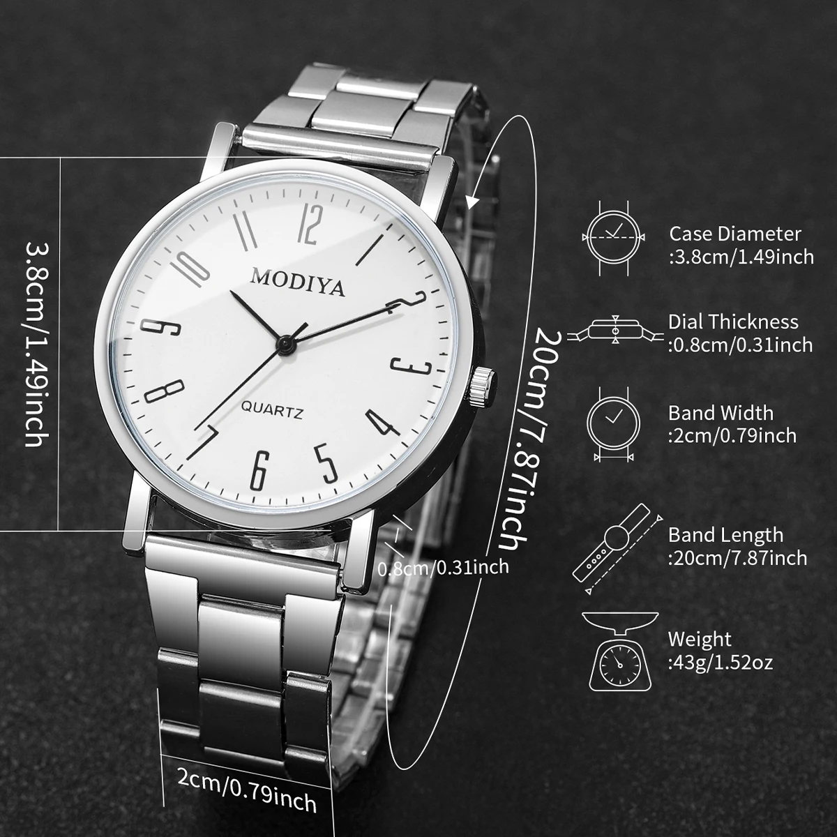 Relojes de negocios para Hombre a la moda, Reloj de pulsera de cuarzo | Accesorios de moda · Omeda.es - Imagen 11