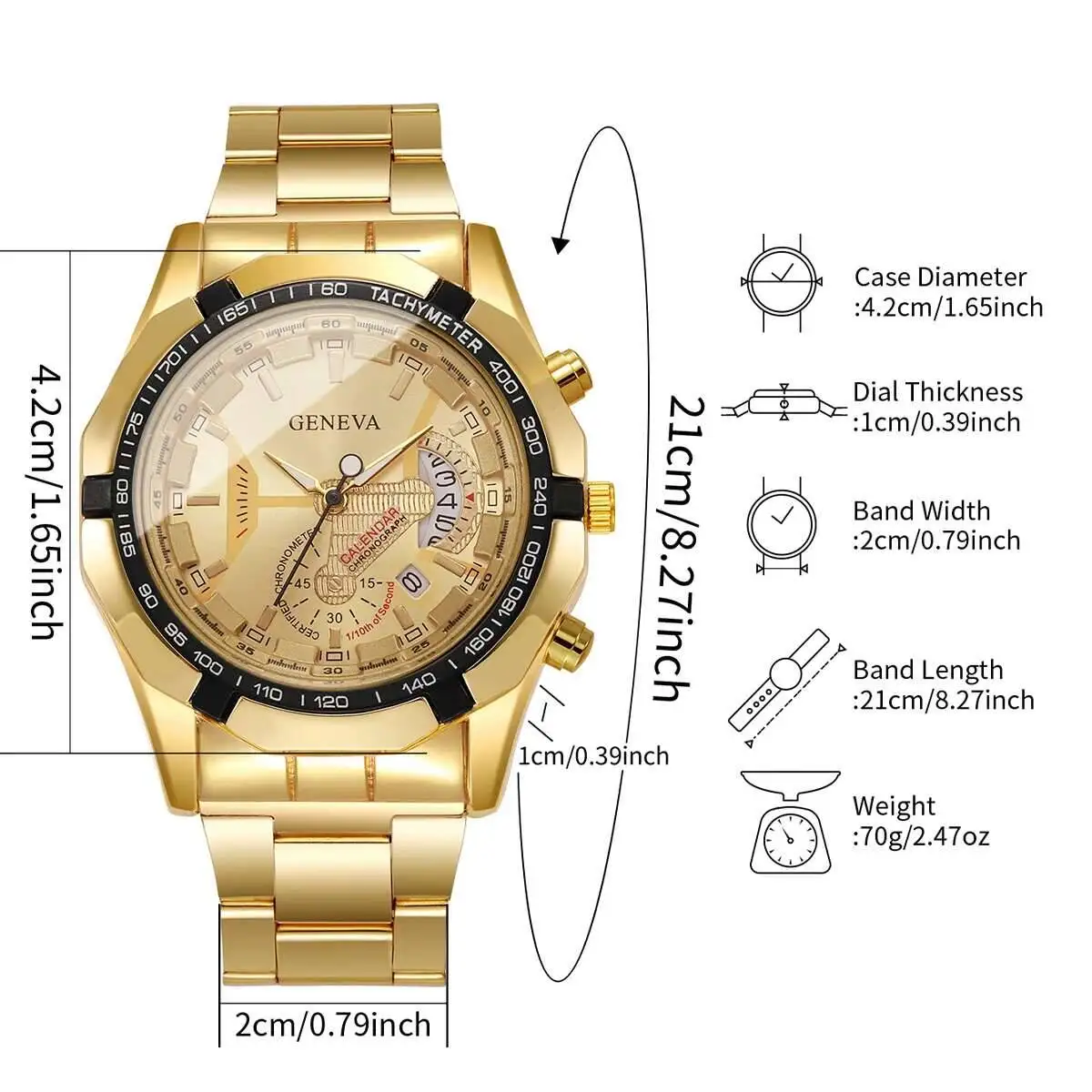 Relojes de negocios a la moda para Hombre, Reloj de cuarzo con | Accesorios de moda · Omeda.es - Imagen 3