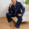 Ropa de dormir para hombre, conjuntos de pijamas de satén, Tops de | Ropa de hombre · Omeda.es