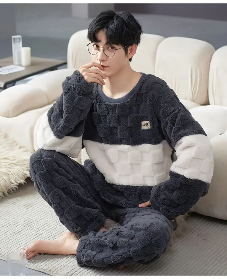 Ropa de dormir para hombre, ropa de dormir cálida de invierno, ropa | Ropa de hombre · Omeda.es - Imagen 10