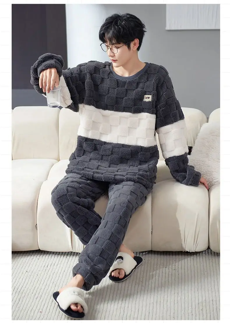 Ropa de dormir para hombre, ropa de dormir cálida de invierno, ropa | Ropa de hombre · Omeda.es - Imagen 11