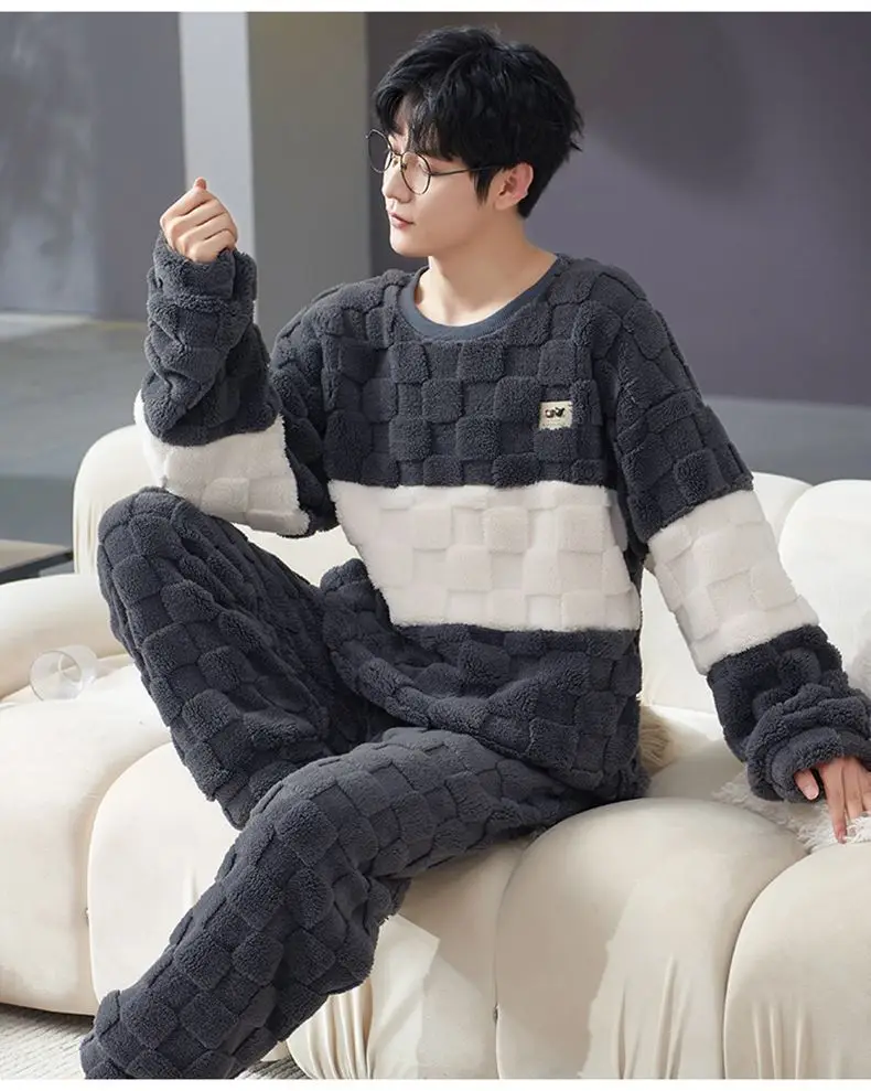 Ropa de dormir para hombre, ropa de dormir cálida de invierno, ropa | Ropa de hombre · Omeda.es - Imagen 12