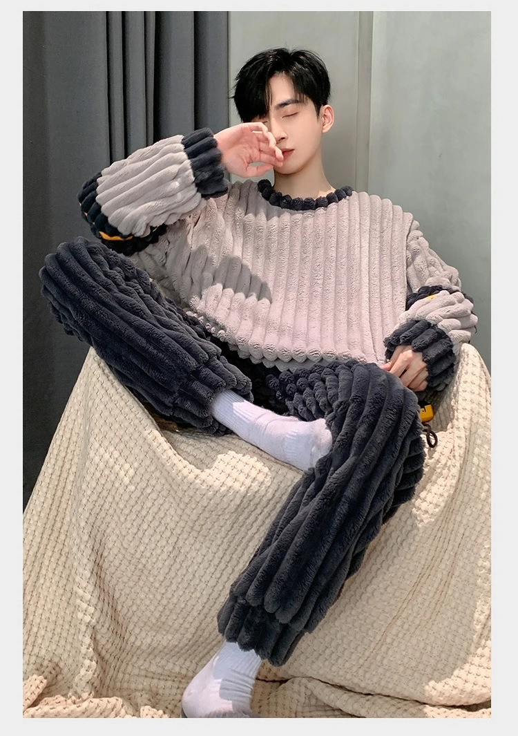 Ropa de dormir para hombre, ropa de dormir cálida de invierno, ropa | Ropa de hombre · Omeda.es - Imagen 4