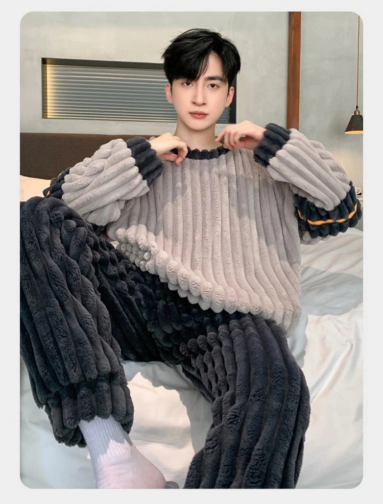 Ropa de dormir para hombre, ropa de dormir cálida de invierno, ropa | Ropa de hombre · Omeda.es - Imagen 5