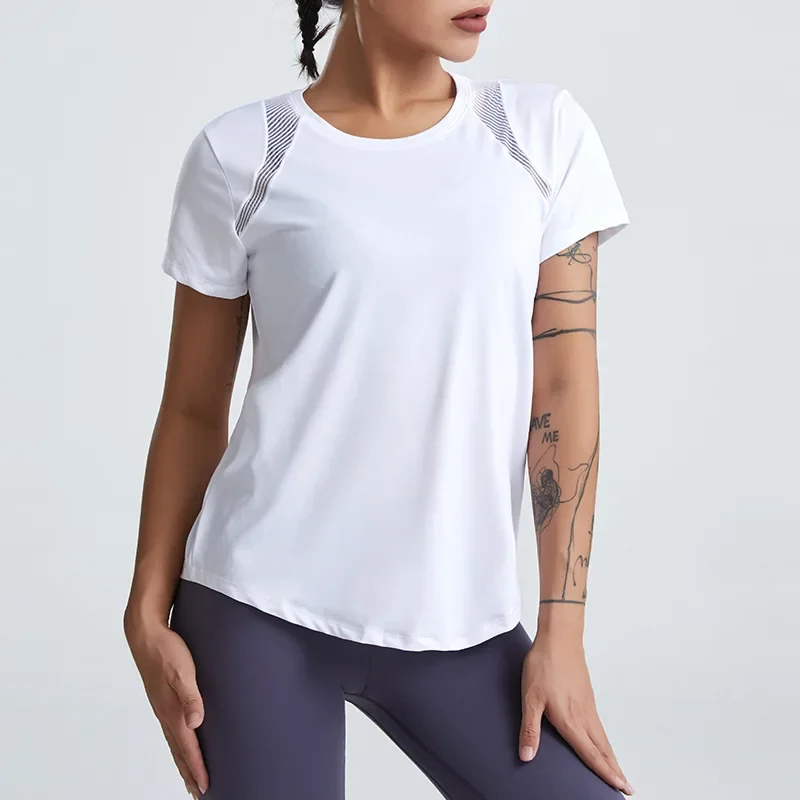 Ropa holgada de Yoga para mujer, Tops de manga corta para correr, | Ropa de mujer · Omeda.es - Imagen 6