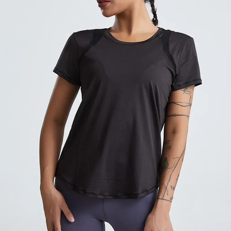 Ropa holgada de Yoga para mujer, Tops de manga corta para correr, | Ropa de mujer · Omeda.es - Imagen 8