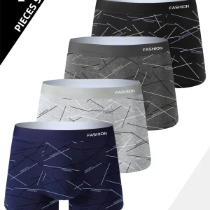 Ropa interior para hombre 4 Uds., calzoncillos boxer íntimos con | Ropa de hombre · Omeda.es