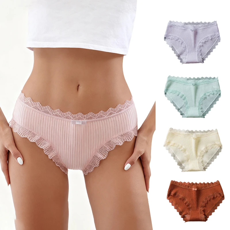 Ropa interior de lencería para mujer, calzoncillos con volantes de | Ropa de mujer · Omeda.es - Imagen 2