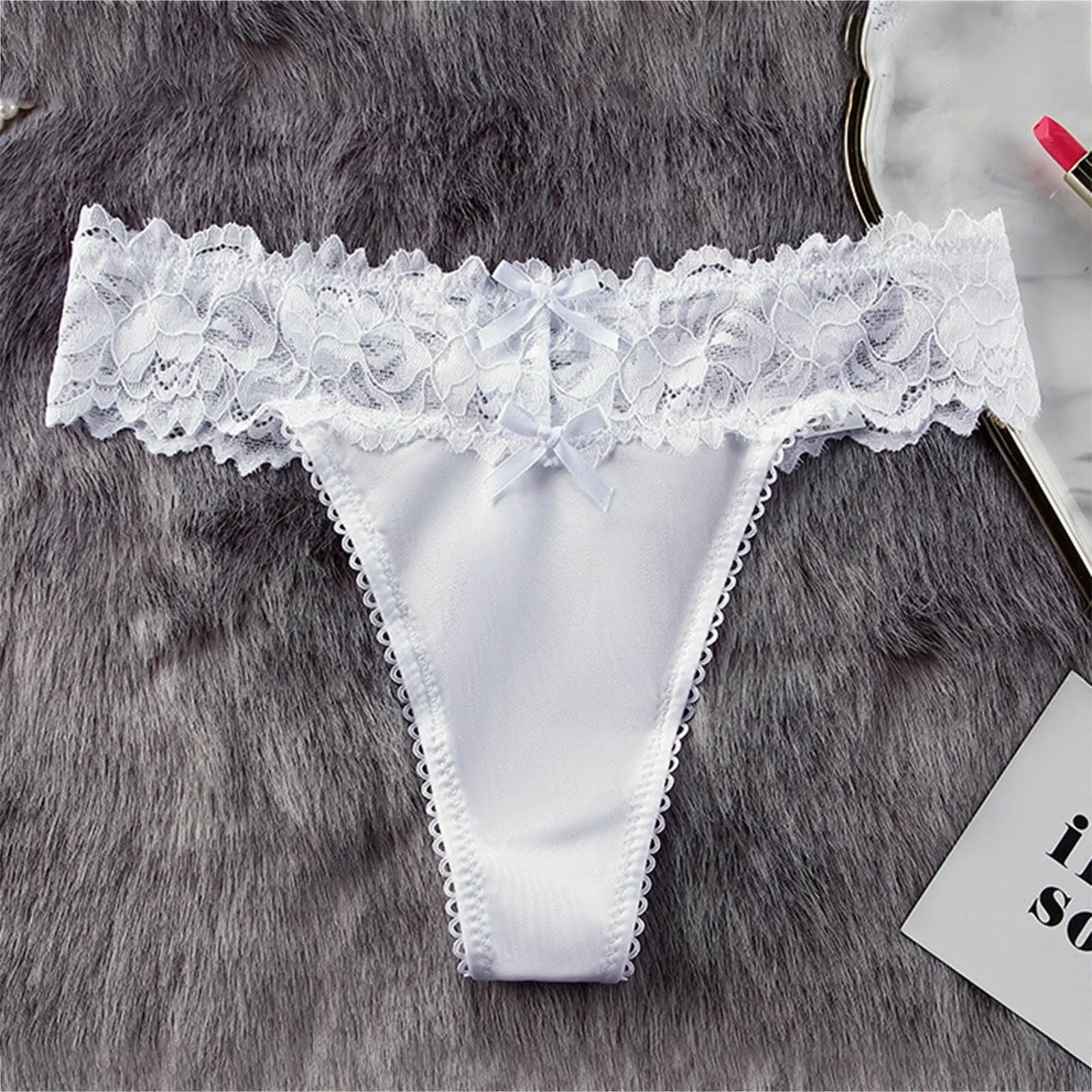 Ropa interior de mujer 2025 moda Sexy encaje Patchwork G String | Ropa de mujer · Omeda.es - Imagen 11