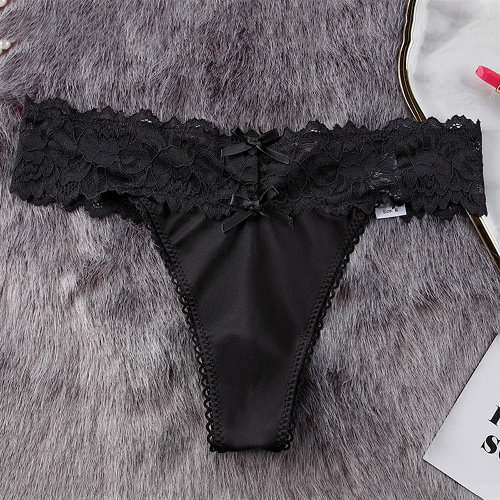 Ropa interior de mujer 2025 moda Sexy encaje Patchwork G String | Ropa de mujer · Omeda.es - Imagen 14