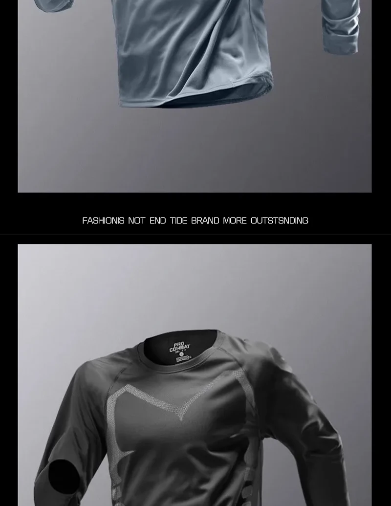 Ropa de secado rápido para correr para hombre, ropa de manga larga | Ropa de hombre · Omeda.es - Imagen 8