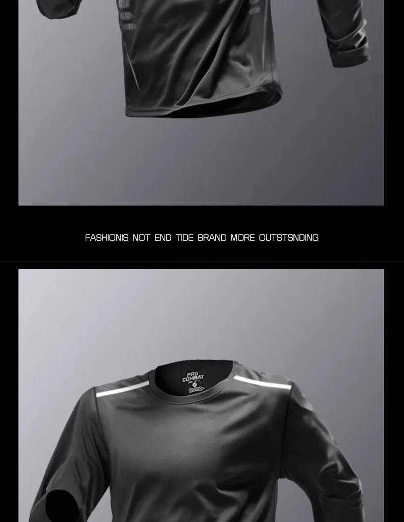 Ropa de secado rápido para correr para hombre, ropa de manga larga | Ropa de hombre · Omeda.es - Imagen 9