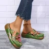 Sandalias de flores de verano para mujer, plataforma de estilo | Zapatos y calzado · Omeda.es