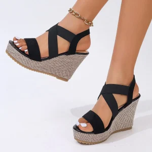 Sandalias de mujer, zapatos de suela gruesa impermeables con cuña, | Zapatos y calzado · Omeda.es