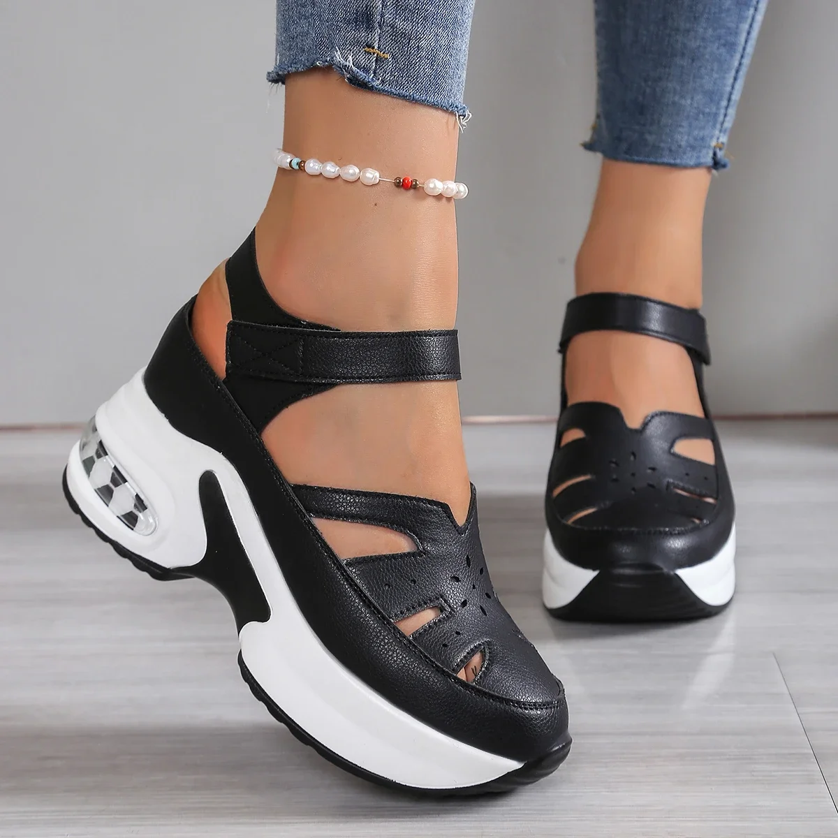 Sandalias de plataforma de tacón súper alto a la moda para mujer, | Zapatos y calzado · Omeda.es - Imagen 11