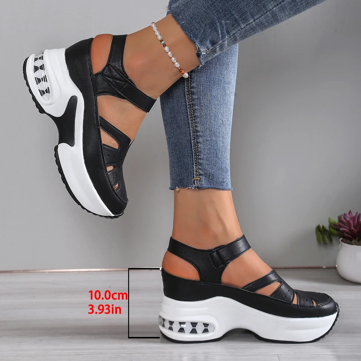 Sandalias de plataforma de tacón súper alto a la moda para mujer, | Zapatos y calzado · Omeda.es - Imagen 12