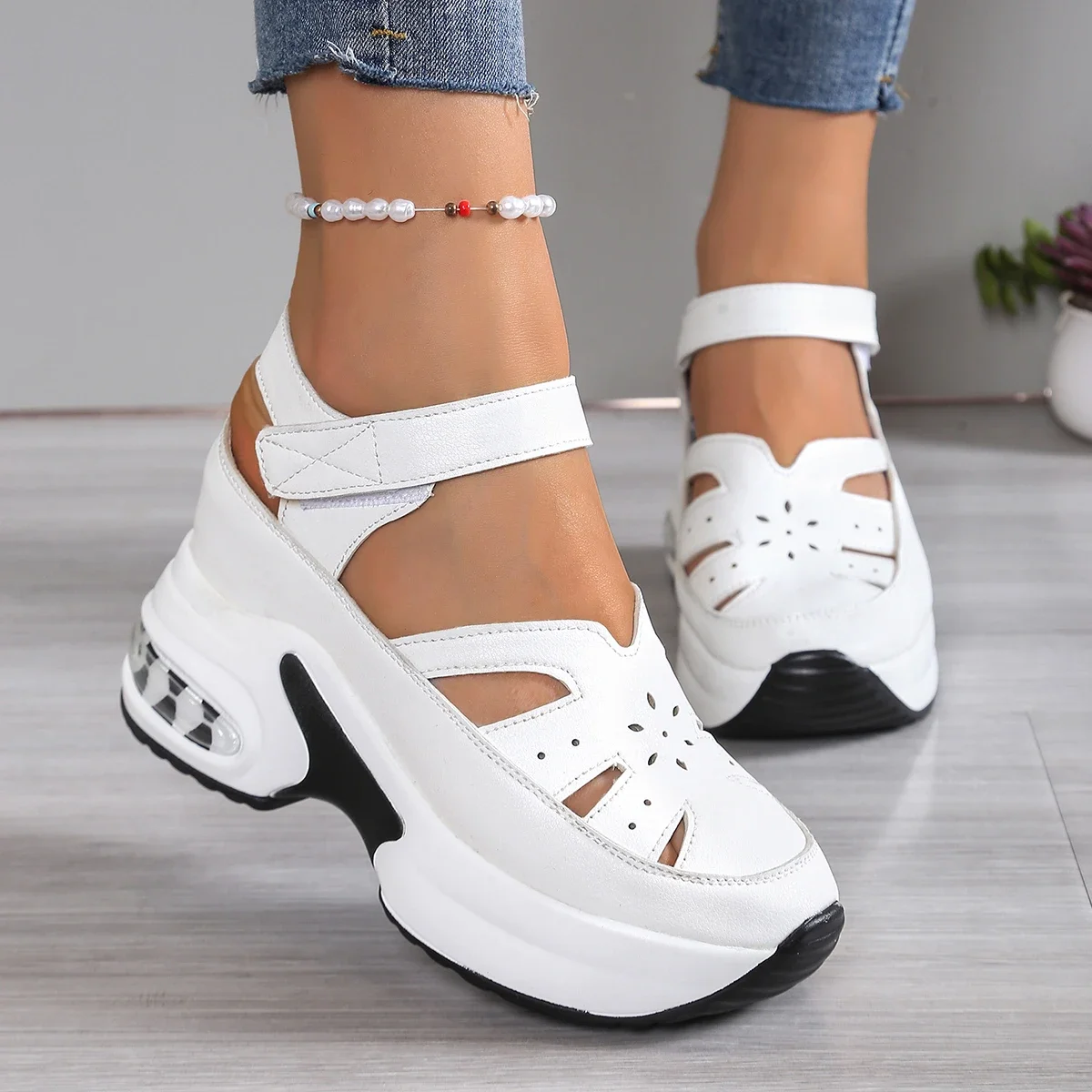 Sandalias de plataforma de tacón súper alto a la moda para mujer, | Zapatos y calzado · Omeda.es - Imagen 4