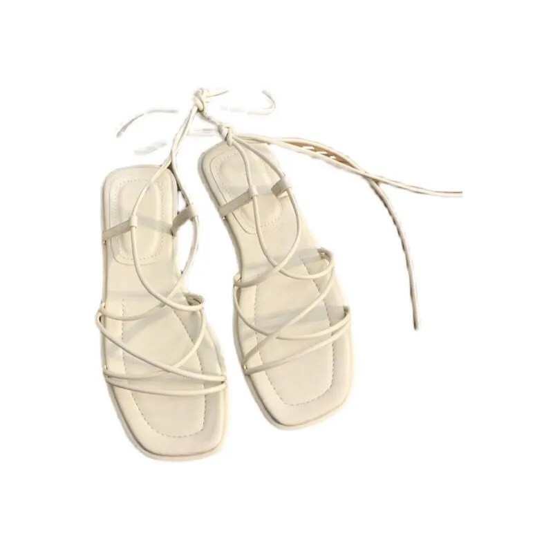 Sandalias de playa para mujer, zapatos planos informales con punta | Zapatos y calzado · Omeda.es - Imagen 9