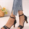 Sandalias de tacón alto para mujer, zapatos de fiesta a la moda de | Zapatos y calzado · Omeda.es