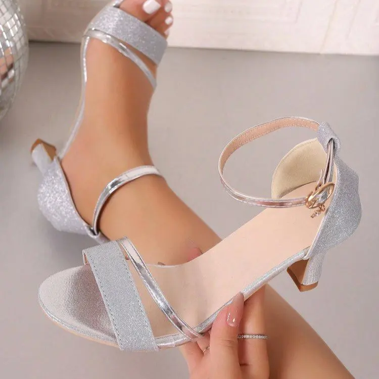 Sandalias de tacón alto para mujer, zapatos de fiesta a la moda de | Zapatos y calzado · Omeda.es - Imagen 8