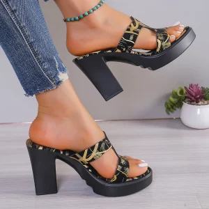 Sandalias de tacón alto para Mujer, Zapatos de plataforma, | Zapatos y calzado · Omeda.es