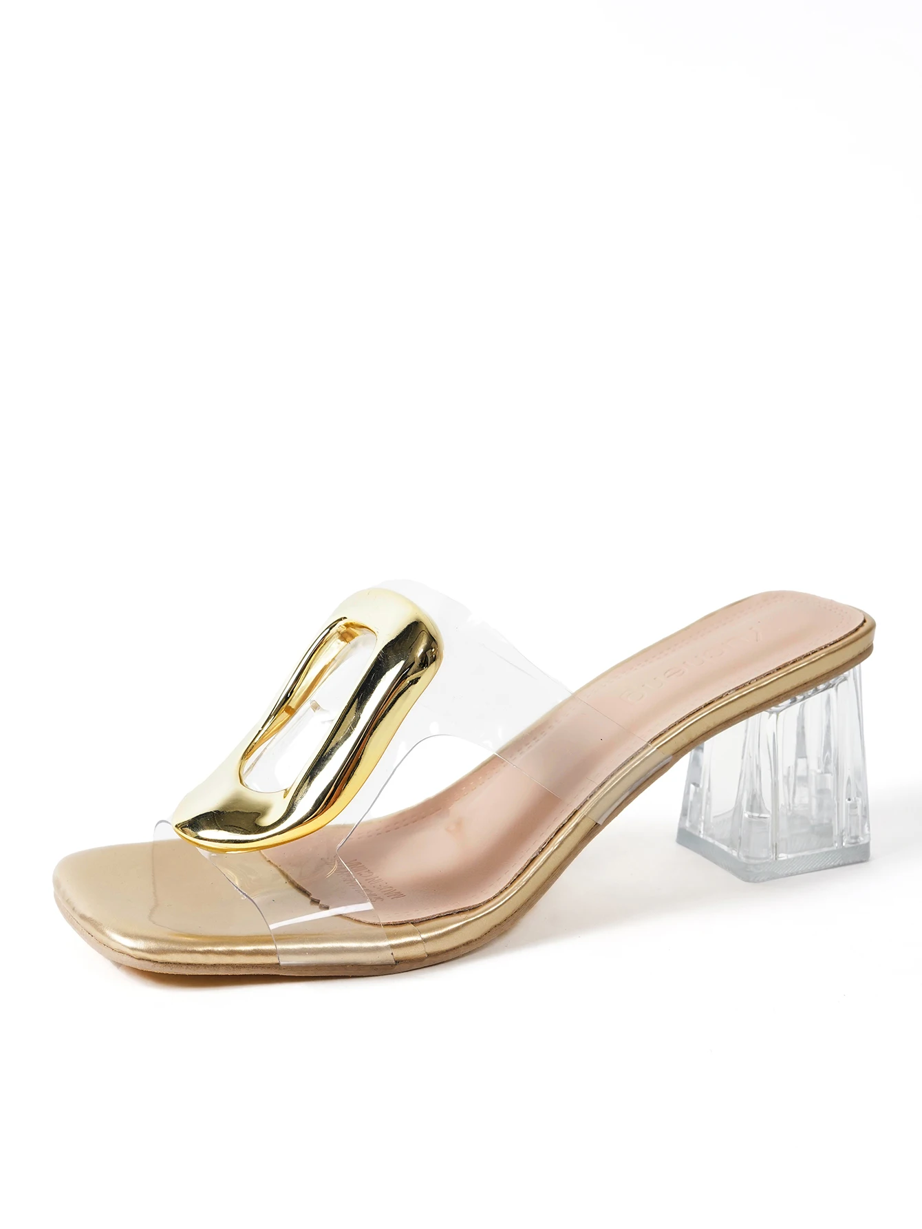 Sandalias de tacón de bloque transparentes, elegantes y con estilo, | Zapatos y calzado · Omeda.es - Imagen 6