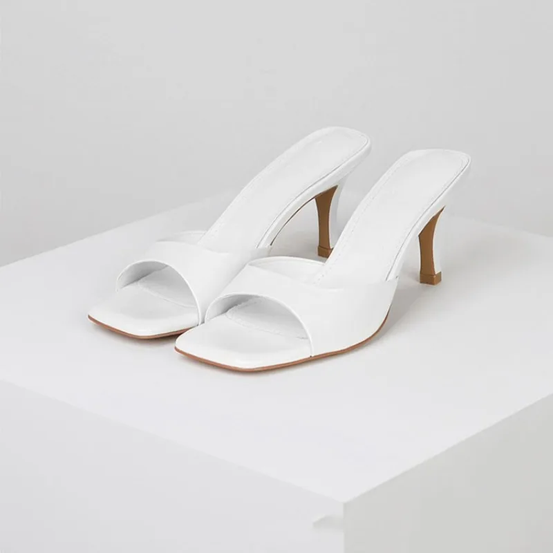 Sandalias de verano para mujer, zapatillas con punta cuadrada a la | Zapatos y calzado · Omeda.es - Imagen 3