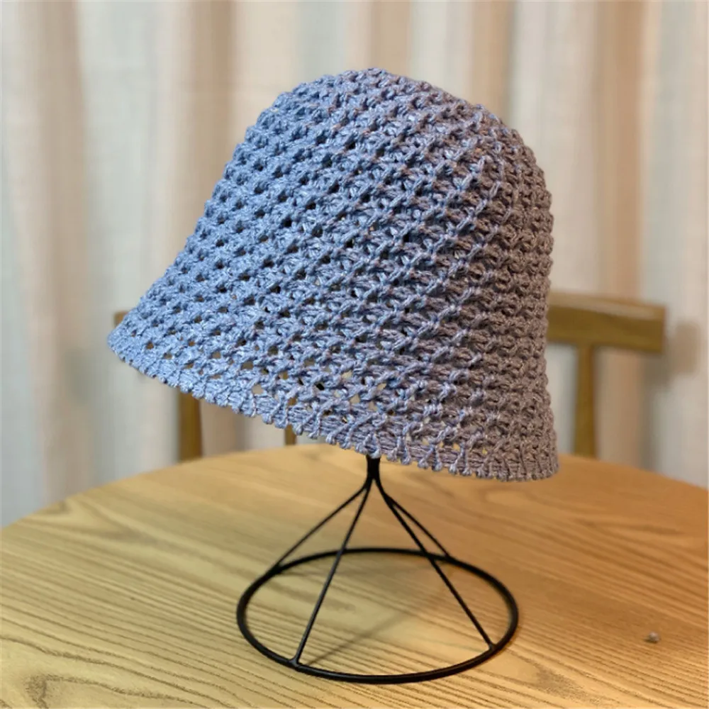 Sombrero de cubo para mujer, gorro de lana fina de punto, plegable, | Accesorios de moda · Omeda.es - Imagen 18