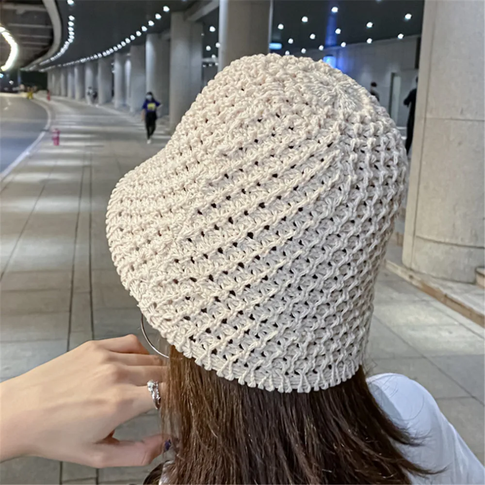 Sombrero de cubo para mujer, gorro de lana fina de punto, plegable, | Accesorios de moda · Omeda.es - Imagen 5