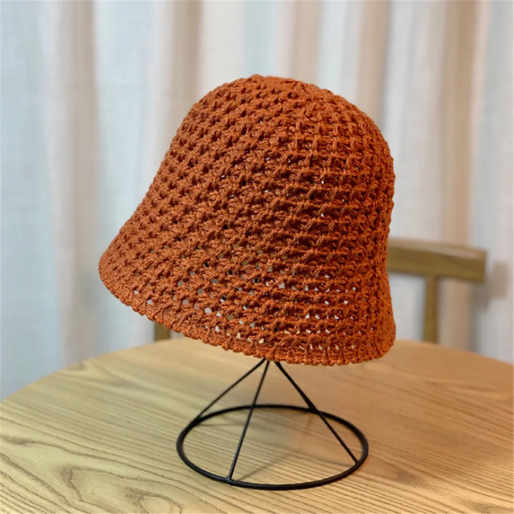 Sombrero de cubo para mujer, gorro de lana fina de punto, plegable, | Accesorios de moda · Omeda.es - Imagen 7