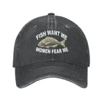 Sombrero Mujer Want Me Fishes Fear Me Sombrero para mujer Gorra de | Accesorios de moda · Omeda.es