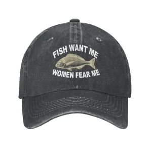 Sombrero Mujer Want Me Fishes Fear Me Sombrero para mujer Gorra de | Accesorios de moda · Omeda.es