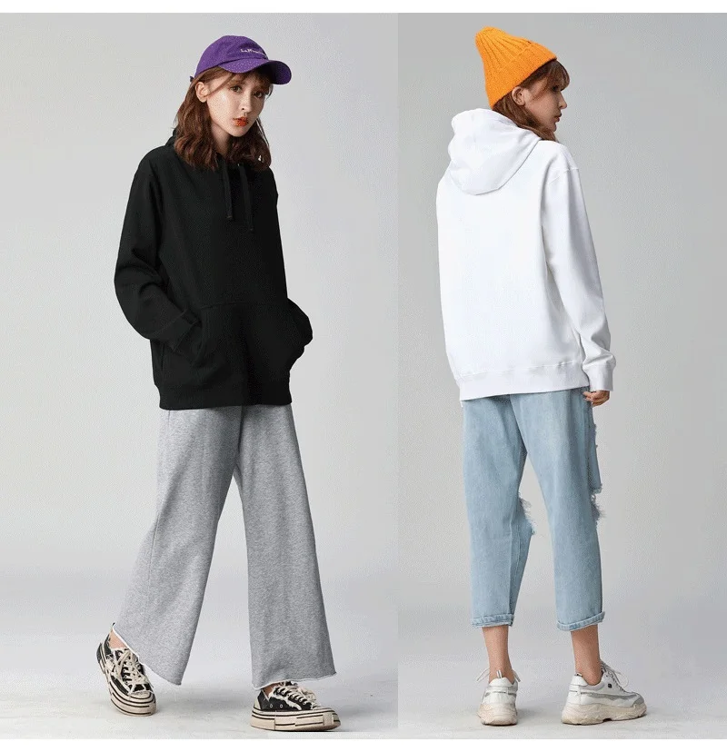 Sudadera de algodón con capucha para mujer, suéter de talla grande, | Ropa de mujer · Omeda.es - Imagen 21