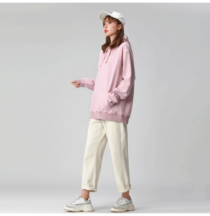 Sudadera de algodón con capucha para mujer, suéter de talla grande, | Ropa de mujer · Omeda.es - Imagen 24