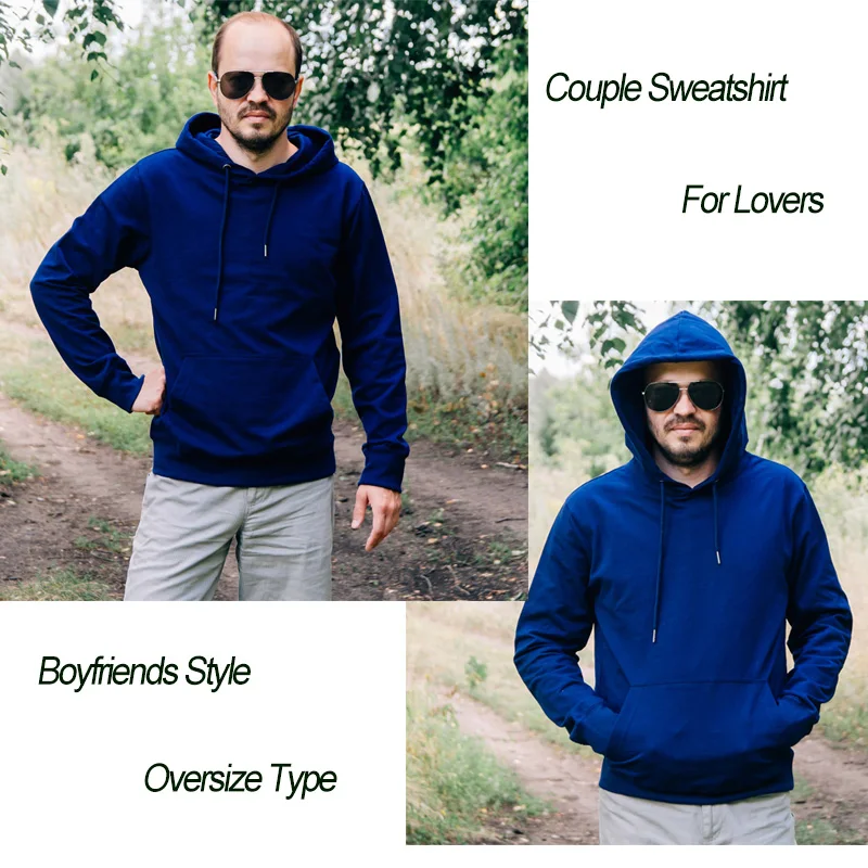 Sudadera de algodón con capucha para mujer, suéter de talla grande, | Ropa de mujer · Omeda.es - Imagen 3