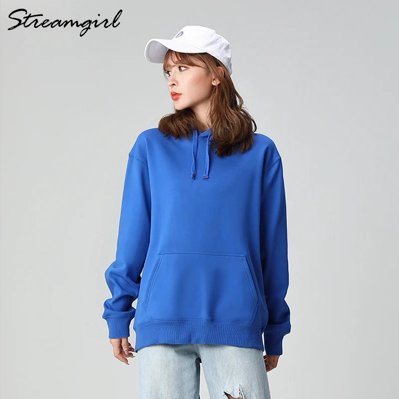 Sudadera de algodón con capucha para mujer, suéter de talla grande, | Ropa de mujer · Omeda.es - Imagen 36