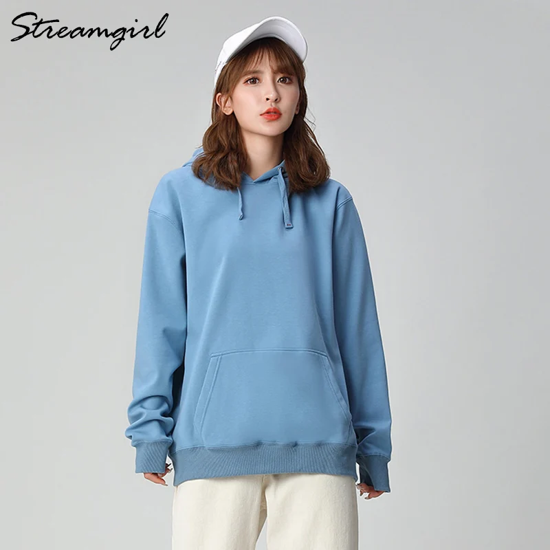 Sudadera de algodón con capucha para mujer, suéter de talla grande, | Ropa de mujer · Omeda.es - Imagen 40