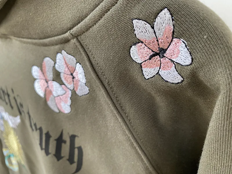 Sudadera con capucha bordada para mujer, ropa de calle verde de | Ropa de mujer · Omeda.es - Imagen 9