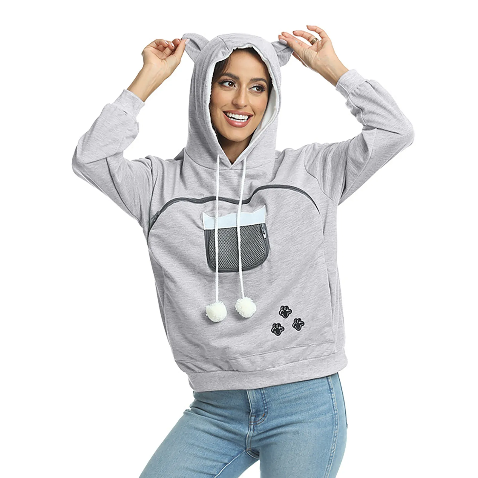 Sudadera con capucha de estilo deportivo para mujer, sudadera con | Ropa de mujer · Omeda.es