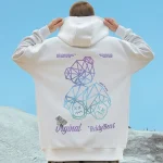 Sudadera con capucha de gran tamaño para hombre, Jersey americano con | Ropa de hombre · Omeda.es