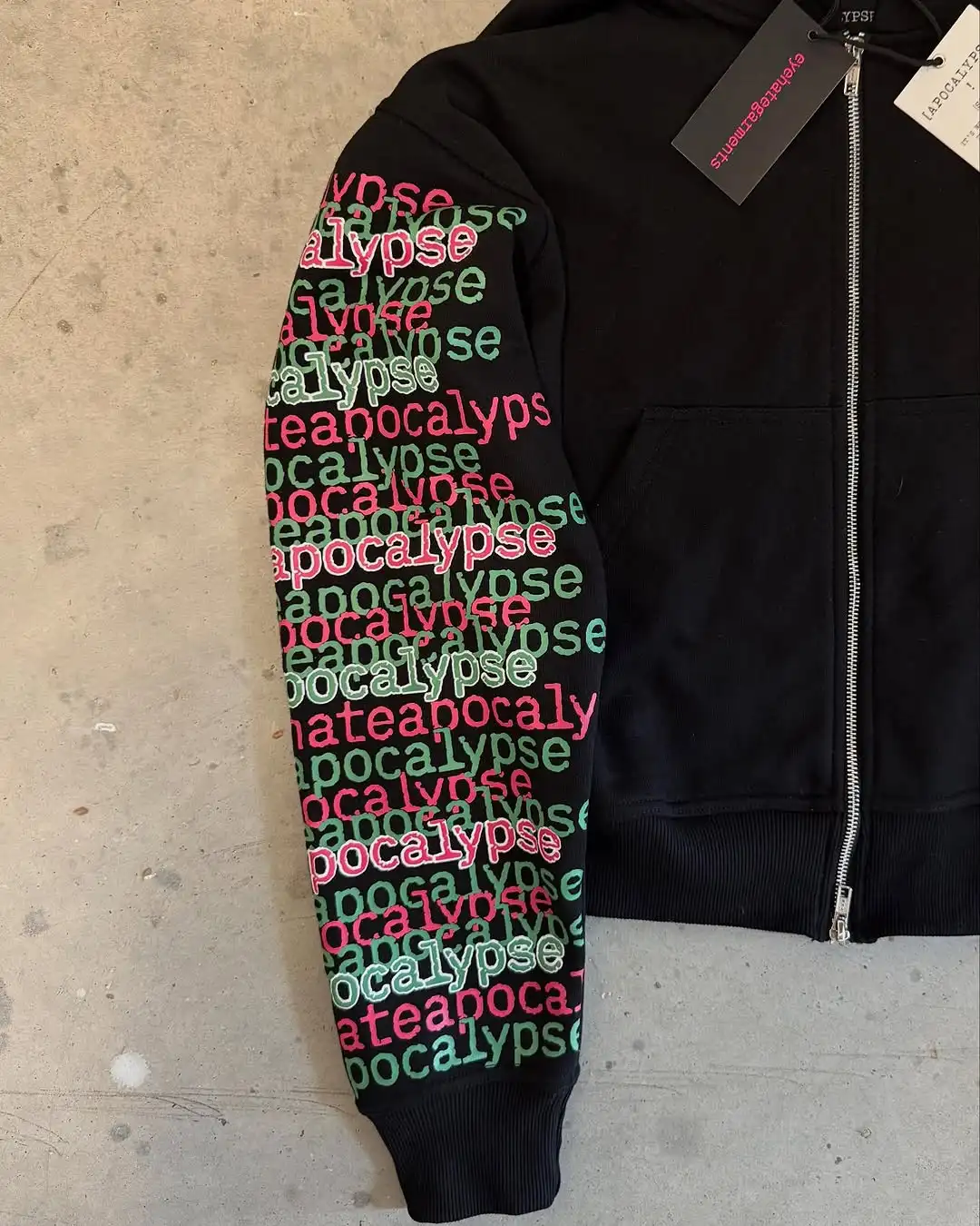 Sudadera con capucha de Hip Hop americana con cremallera Harajuku | Ropa de hombre · Omeda.es - Imagen 4