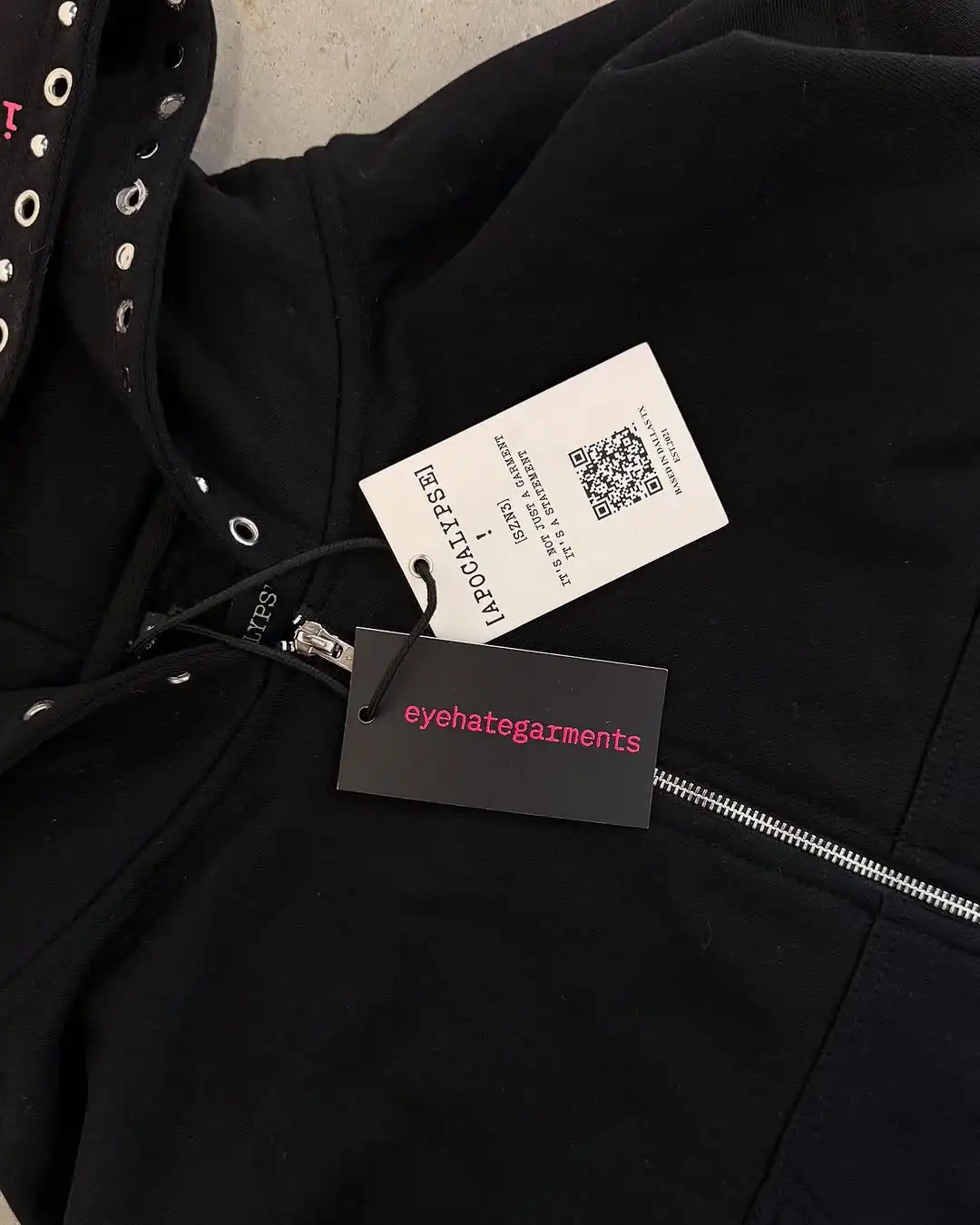 Sudadera con capucha de Hip Hop americana con cremallera Harajuku | Ropa de hombre · Omeda.es - Imagen 6