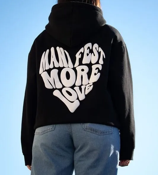 Sudadera con capucha holgada para mujer en negro con diseño de | Ropa de mujer · Omeda.es - Imagen 2