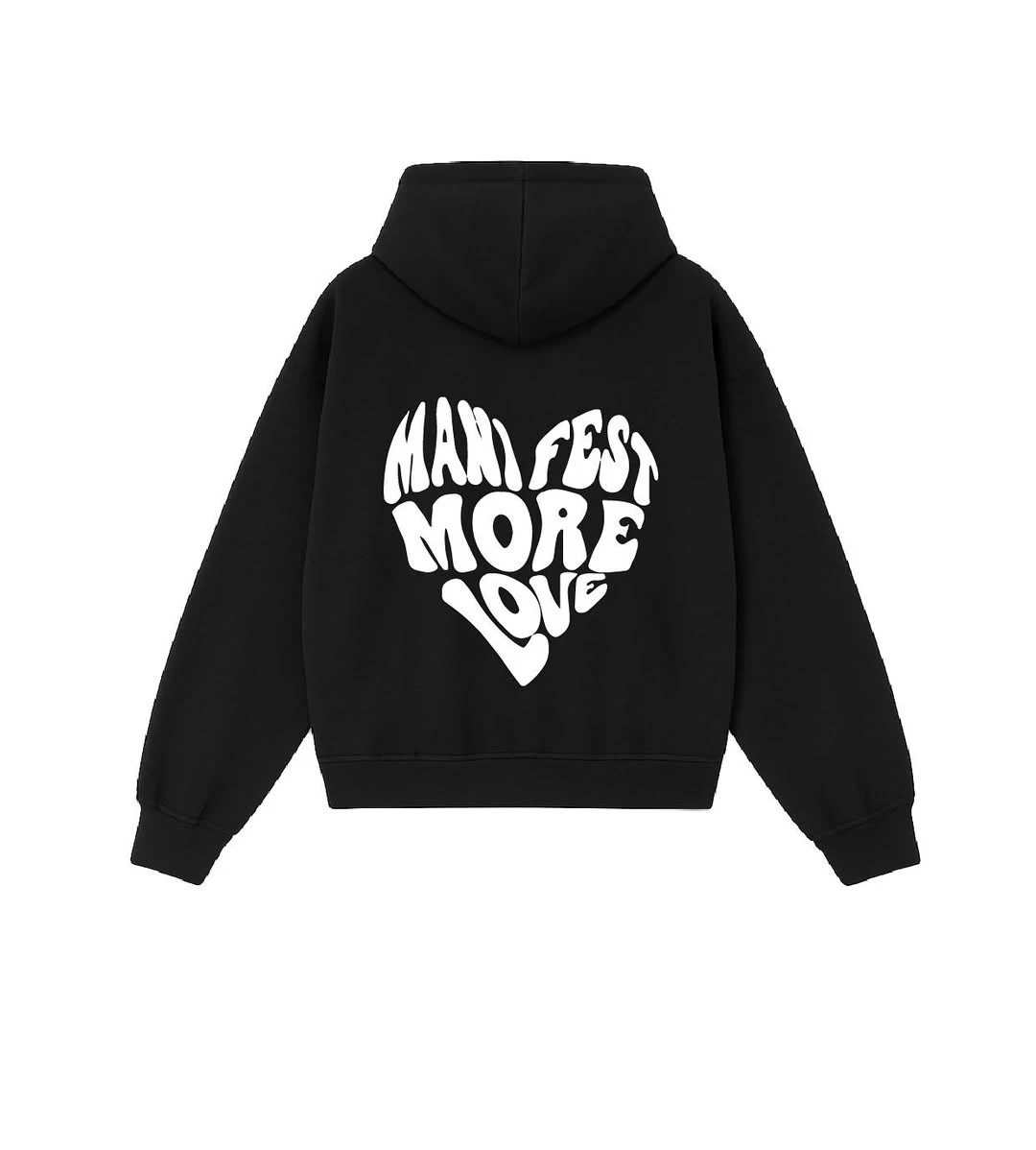 Sudadera con capucha holgada para mujer en negro con diseño de | Ropa de mujer · Omeda.es - Imagen 3