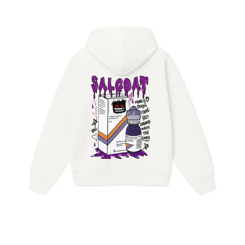 Sudadera con capucha holgada para mujer en negro con diseño de | Ropa de mujer · Omeda.es - Imagen 6