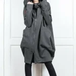 Sudadera con capucha holgada para mujer, Tops con cremallera | Ropa de mujer · Omeda.es