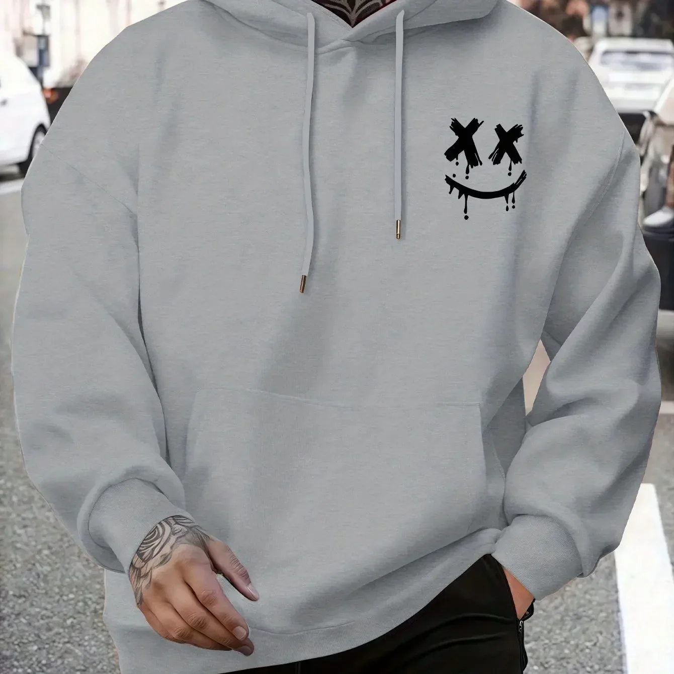 Sudadera con capucha para hombre, sudadera deportiva informal diaria, | Ropa de hombre · Omeda.es - Imagen 2