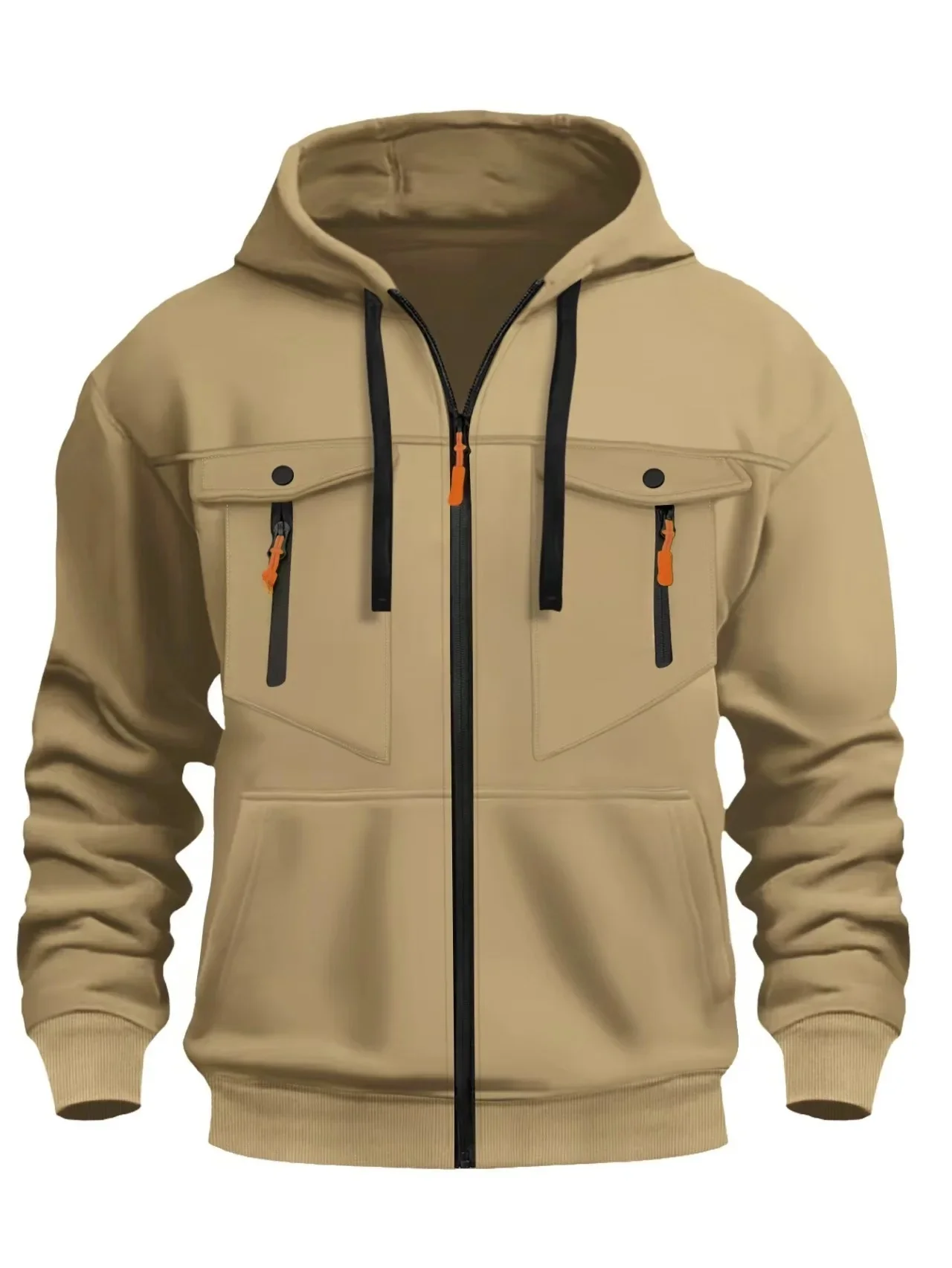 Sudadera con capucha informal con cremallera para hombre, ropa de | Ropa de hombre · Omeda.es - Imagen 15