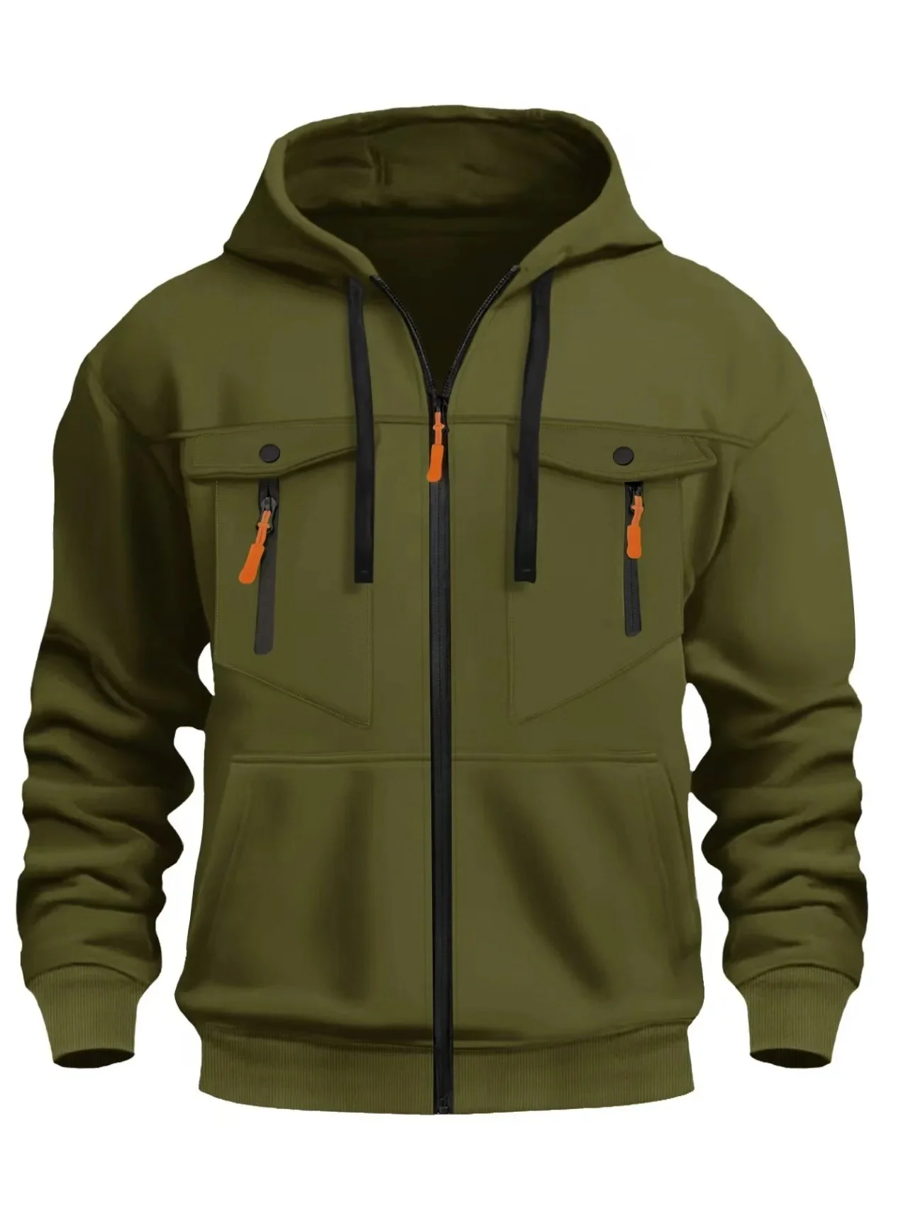 Sudadera con capucha informal con cremallera para hombre, ropa de | Ropa de hombre · Omeda.es - Imagen 17