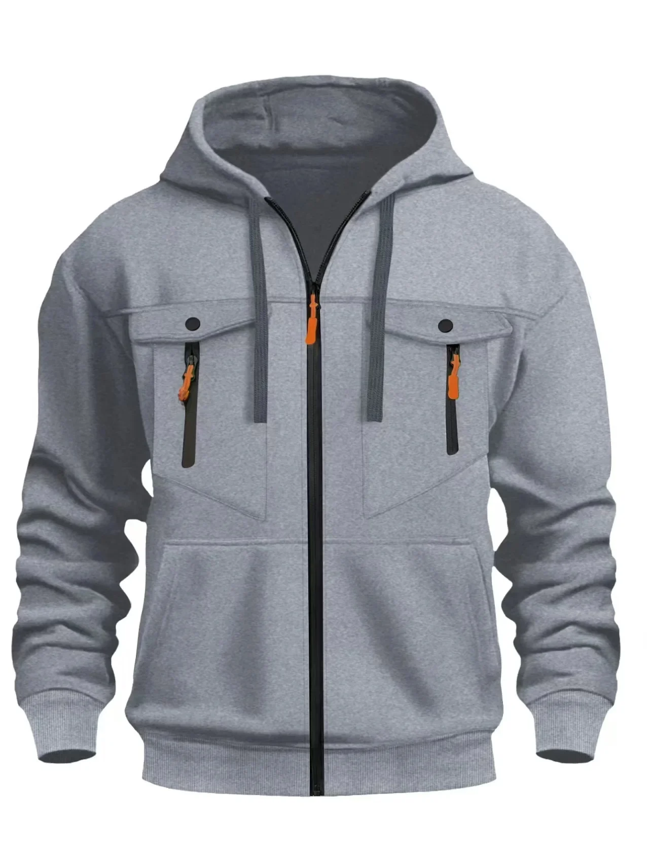 Sudadera con capucha informal con cremallera para hombre, ropa de | Ropa de hombre · Omeda.es - Imagen 19